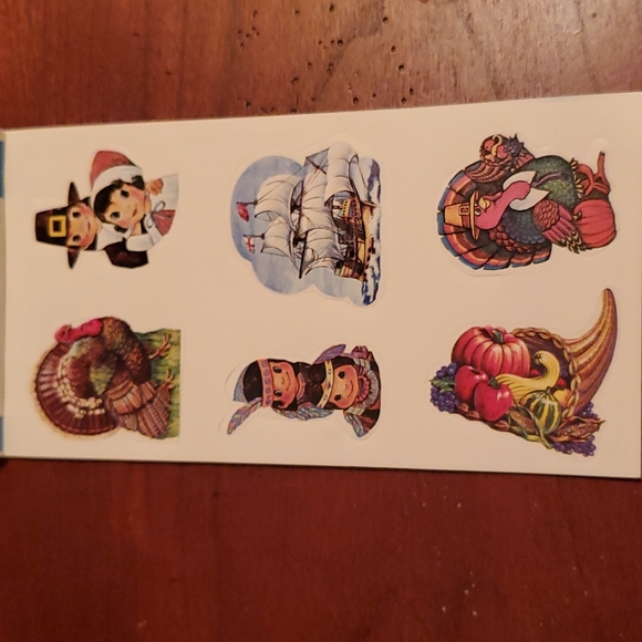 Vintage 1960's Thanksgiving Seals by Eureka - Picture 2 of 4